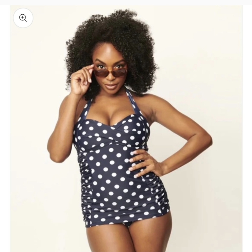 Unique vintage swim dress
